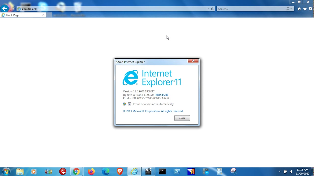 Internet Explorer Screnshot 3